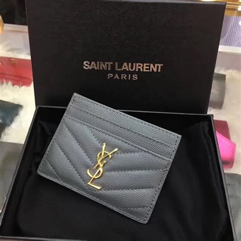 ysl card holder replica